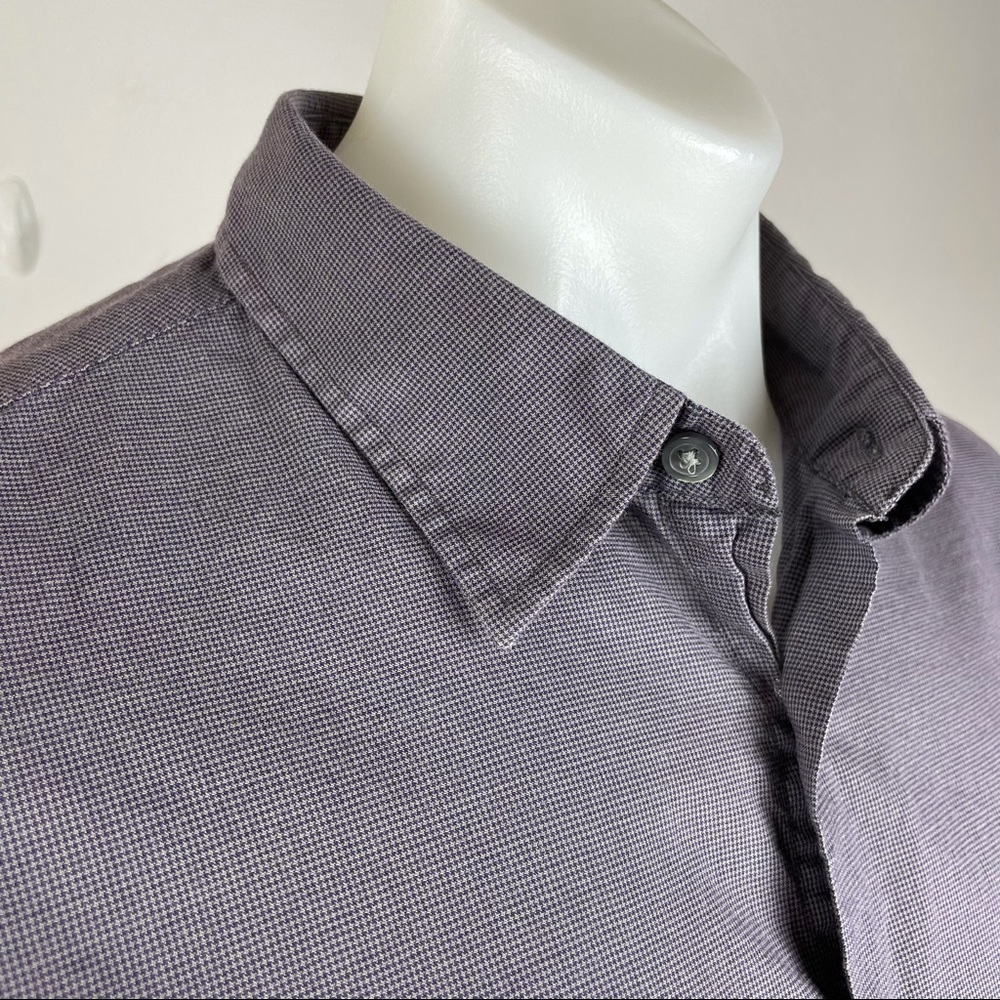 John Varvatos Micro-Houndstooth Shirt